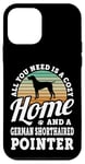 iPhone 12 mini Cozy Home And A German Shorthaired Pointer Dog Short Haired Case