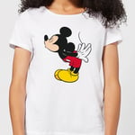 Disney Mickey Mouse Mickey Split Kiss Women's T-Shirt - White - M