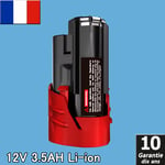 1~4x batterie Li-ion Pour Milwaukee XC 3,5 Ah 12 V 48-11-2460 M12B5 M12B6