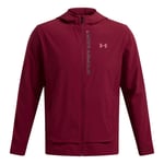 Under Armour Outrun The Storm Veste Running Hommes - Rouge Foncé , Noir