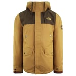 The North Face Snap Neck Triclimate Mens Brown Lifestyle Coat - Size Small