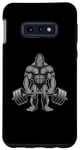 Coque pour Galaxy S10e Bigfoot Haltérophilie Drôle Fitness Gym Entraînement Homme