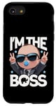 Coque pour iPhone SE (2020) / 7 / 8 Baby Boss « I'm The Boss » Like A Boss Kids