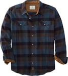 Legendary Whitetails Men's Legendary Flannel Shirt, Active Cobalt Carbon Plaid, 3X-Large, Active Cobalt Carbon Plaid, 3XL Big