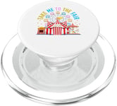 Take Me To State And County Fairs Pop Corn Ferris Wheel PopSockets PopGrip for MagSafe