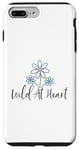 Coque pour iPhone 7 Plus/8 Plus Wild At Heart - Fleur - Aventureux - Sortant - Aventure