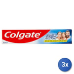 3x Colgate Dentifrice 75 Ml. Family Action