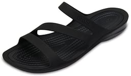 crocs Swiftwater Sandal W, Sandales pour femme, Noir (Noire/Noire 060), 39/40 EU (W 9 US)