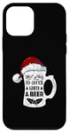 Coque pour iPhone 12 mini Plus susceptible d'offrir une bière au Père Noël