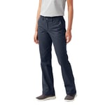 Dickies Womens Women's Slim Bootcut Twill Pants, Rinsed Dark Navy, 29