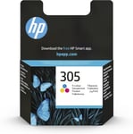 HP 3YM60AE 305 Original Ink Cartridge, Tri-Colour, Single Pack