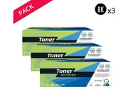 Compatible Ricoh Pack 3 Toners Noir 406837 (RT1200B)