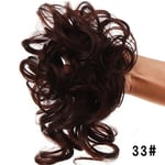 Women Messy Bun Curly Scrunchie Hair Elastic Band Chignon Hair Donut Hair Pieces