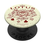 Disney Percy Jackson and the Olympians Lotus Flower Logo PopSockets Swappable PopGrip