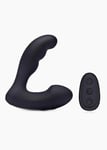 Prober Dual Vibrating Remote Controlled Prostate Anal Butt Plug Stimulator Black