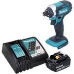 Makita DTD152Z+BL1840B+DC18RC Visseuse à chocs + 1 batterie 18V 4Ah Li-ion + chargeur DC18RC