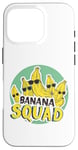 Coque pour iPhone 16 Pro Banana Squad Lunettes de soleil amusantes assorties Motif fruits