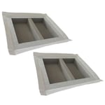 Lot de 2 niches à carreler étanches - formats intérieurs 50 x 40 cm - 9 cm de profondeur