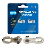 KMC Missing Link Connector For Shimano 10 Speed Chains Re-Usable 2 Links Pairs