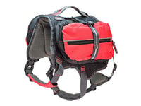 iEnergy Mal - Sac à Dos pour Chien - Sac à Dos Imperméable pour Chien - Sac à Dos de Randonnée Bien Rembourré Rouge Moyen