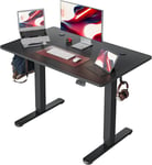 Cubiker Standing Desk Height Adjustable Electric Desk, 100 * 60cm Stand up Sit