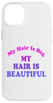 Coque pour iPhone 14 Plus Love Big My Hair Is Beautiful Afro Bouclés Rose