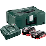 Pack énergie 18V METABO 2 Batt.: 4,0 Ah LiHD / 5,5 Ah LiHD + Charg. ASC 55 + coffret MetaBox - 685136000