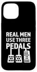 Coque pour iPhone 15 Les vrais hommes utilisent trois pédales manuelles Stick Shift Funny Car Drive