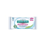 Ideal - sanytol - Lingettes antiallergènes désinfectantes (boite de 72)