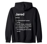 Jared Name Definition Funny Dictionary Zip Hoodie