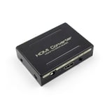 NÖRDIC HDMI Audio Extractor 1XHDMI inngang til 1xHDMI 4K i 30 Hz, 1XTOSLINK og 2XRCA-utgang