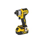 Visseuse a percussion sans fil DeWALT DCF887P2 18V, insert 1/4', avec 2x 5,0 Ah batterie+chargeur