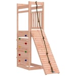 Aire de jeux d'extérieur balançoires toboggan portiques robuste jeux jardin 53 x 174 x 207 cm bois massif de douglas