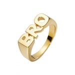 MARIA BLACK BRO Ring Goldplated Silver 54