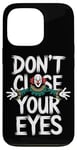 Coque pour iPhone 13 Pro Costume de clown terrifiant pour tueur de visage d'horreur