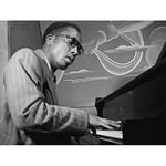 Wee Blue Coo VINTAGE PHOTO PORTRAIT JAZZ LEGEND THELONIOUS MONK PIANO POSTER PRINT BB12380B