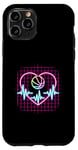 Coque pour iPhone 11 Pro Heartbeat Panier de basketball Heart Line Pulse Player Sport Basket