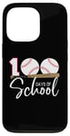 iPhone 13 Pro 100 Days Of School Sports Game Baseball Player Student Kids Case