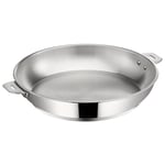 Poele Sauteuse Lagostina Salvaspazio+ 30 Cm Inox Non Revêtu