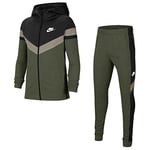 Nike CU9202-325 U NSW Poly WVN OVRLY Tracksuit Tracksuit Unisex Kids Cargo Khaki/Black/Stone/White L