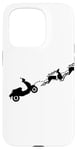 Coque pour iPhone 15 Pro Retro Scooter Club Vacances Renne Gear Head Scoot Life