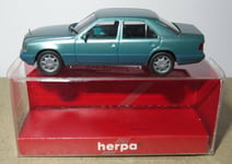 Micro Herpa Ho 1/87 MB Mercedes-Benz E 320 Limousine Blue Green Metal #031424