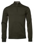 Chevalier 0Aston Half Zip Merino Pullover - Dark Green M