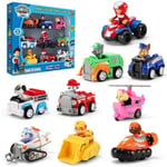 Paw Patrol fordon med 9 figurer, 35 * 20 * 5 cm - blå - Perfet