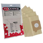 Paxanpax VB212 Compatible Paper Bags for Electrolux 'E53/E53N/U53' Z5001 Tango, Boss Powerlite B4300, Filio, Powerplus, Mega Power ZCE2000, Z6050 Series (Pack of 5), Brown