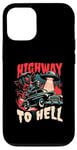 Coque pour iPhone 12/12 Pro Highway to Hell - Bold Urban Graffiti Esthétique