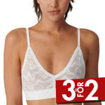 Sloggi BH GO Allround Lace Bralette Vit One Size Dam