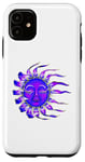 Coque pour iPhone 11 Soleil violet Zen