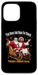 iPhone 13 Pro Max Jesus And Santa Claus The Boys Are Back In A Town ltsp Case