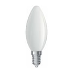 Ampoule Filament led Flamme Opaque dimmable, culot E14,470 Lumens, conso. 4W (eq. 40W), 2700K, Blanc chaud - RFV470FOD - Xanlite